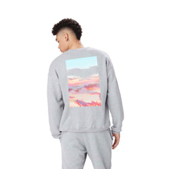 83 Oranges Blush Clouds Crewneck Sweatshirt