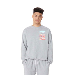 83 Oranges Blush Clouds Crewneck Sweatshirt