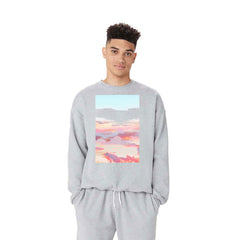 83 Oranges Blush Clouds Crewneck Sweatshirt
