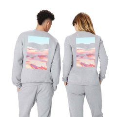 83 Oranges Blush Clouds Crewneck Sweatshirt