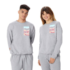 83 Oranges Blush Clouds Crewneck Sweatshirt