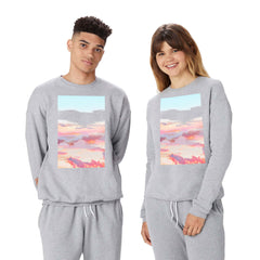 83 Oranges Blush Clouds Crewneck Sweatshirt