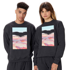 83 Oranges Blush Clouds Crewneck Sweatshirt