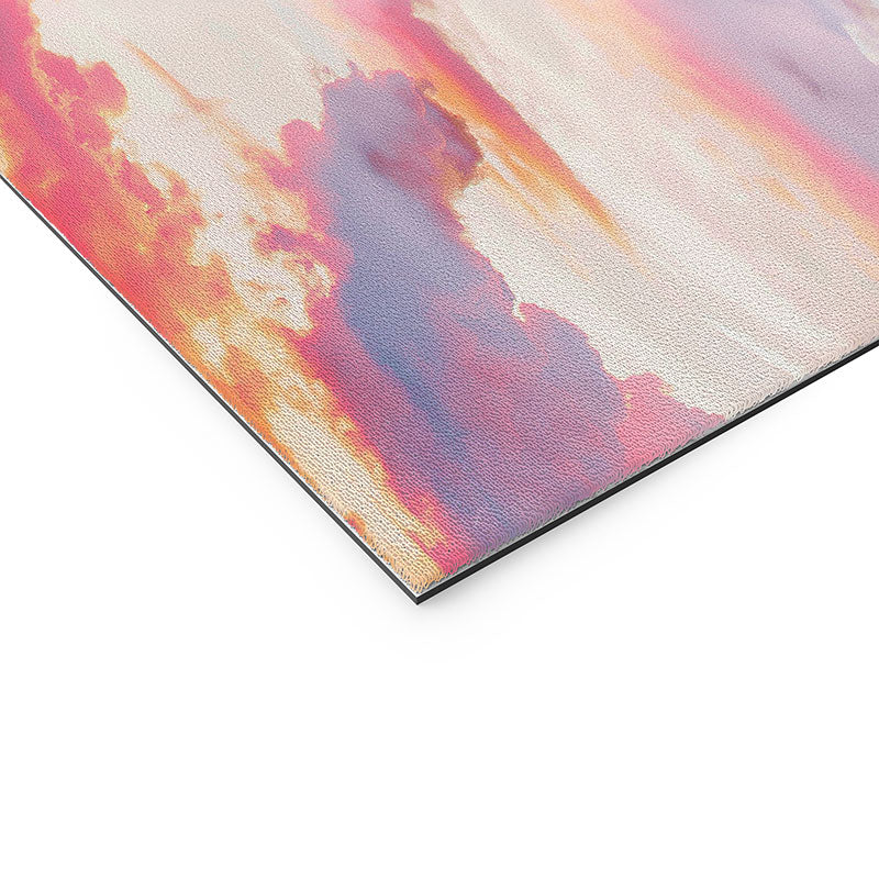 83 Oranges Blush Clouds Welcome Mat