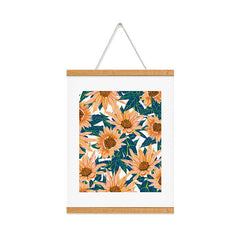 83 Oranges Blush Sunflowers Art Print