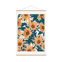 83 Oranges Blush Sunflowers Art Print
