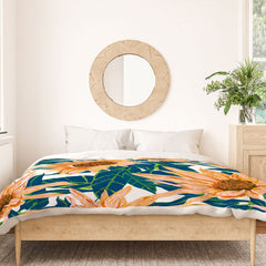 83 Oranges Blush Sunflowers Duvet Cover