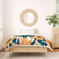83 Oranges Blush Sunflowers Duvet Cover