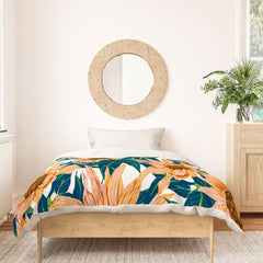 83 Oranges Blush Sunflowers Duvet Cover