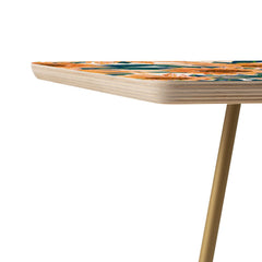 83 Oranges Blush Sunflowers Side Table