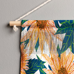 83 Oranges Blush Sunflowers Wall Hanging Portrait