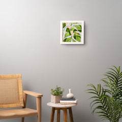 83 Oranges Blushing Leaves Framed Wall Art