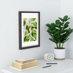 83 Oranges Blushing Leaves Recessed Framing Rectangle