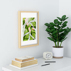 83 Oranges Blushing Leaves Recessed Framing Rectangle