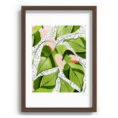 83 Oranges Blushing Leaves Recessed Framing Rectangle