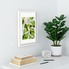 83 Oranges Blushing Leaves Recessed Framing Rectangle