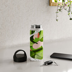 83 Oranges Blushing Leaves Water Bottle