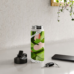 83 Oranges Blushing Leaves Water Bottle