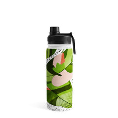 83 Oranges Blushing Leaves Water Bottle