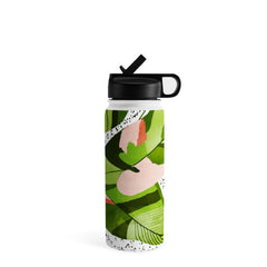83 Oranges Blushing Leaves Water Bottle