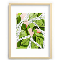 83 Oranges Blushing Leaves Recessed Framing Rectangle