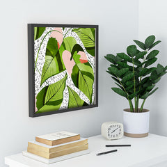 83 Oranges Blushing Leaves Recessed Framing Square