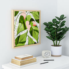 83 Oranges Blushing Leaves Recessed Framing Square