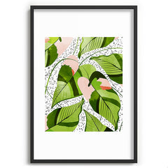 83 Oranges Blushing Leaves Recessed Framing Rectangle