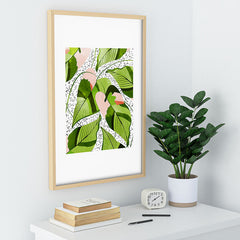 83 Oranges Blushing Leaves Recessed Framing Rectangle