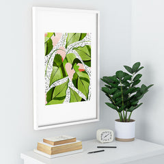 83 Oranges Blushing Leaves Recessed Framing Rectangle