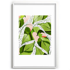83 Oranges Blushing Leaves Recessed Framing Rectangle