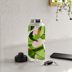 83 Oranges Blushing Leaves Water Bottle
