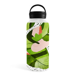83 Oranges Blushing Leaves Water Bottle