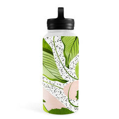 83 Oranges Blushing Leaves Water Bottle