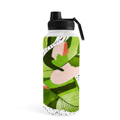 83 Oranges Blushing Leaves Water Bottle