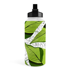83 Oranges Blushing Leaves Water Bottle