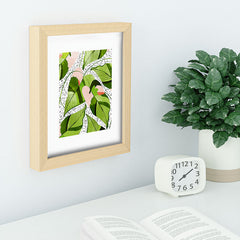 83 Oranges Blushing Leaves Recessed Framing Rectangle