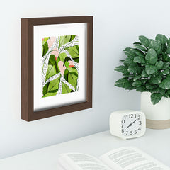 83 Oranges Blushing Leaves Recessed Framing Rectangle