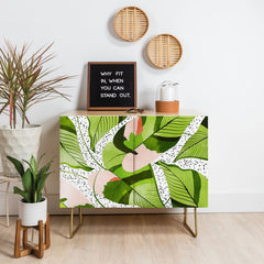 83 Oranges Blushing Leaves Credenza