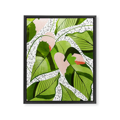 83 Oranges Blushing Leaves Art Canvas