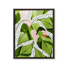 83 Oranges Blushing Leaves Art Canvas