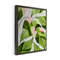 83 Oranges Blushing Leaves Art Canvas
