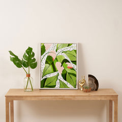 83 Oranges Blushing Leaves Art Canvas