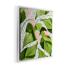 83 Oranges Blushing Leaves Art Canvas
