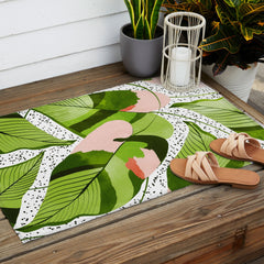 83 Oranges Blushing Leaves Outdoor Rug