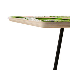 83 Oranges Blushing Leaves Side Table