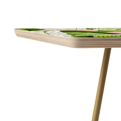 83 Oranges Blushing Leaves Side Table