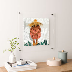 83 Oranges Bohemian Vacay Floating Acrylic Print
