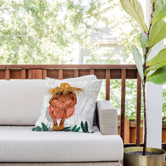 83 Oranges Bohemian Vacay Outdoor Throw Pillow