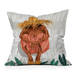 83 Oranges Bohemian Vacay Throw Pillow
